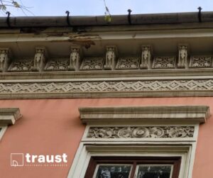 restaurare fațadă monument istoric – lucrări specializate reabilitare clădiri vechi Cluj Traust